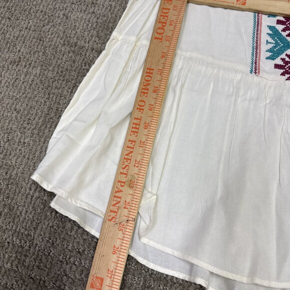 Roxy Blouse Ivory Long Sleeve Women’s Size Medium NWT - Picture 6 of 12